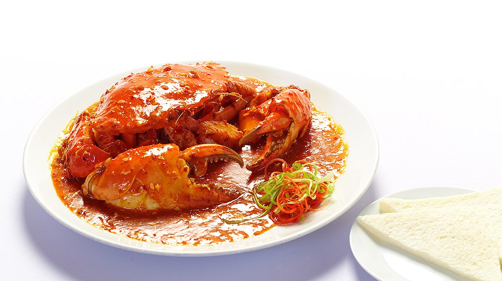 Fried Curry Crab in Singapore Style